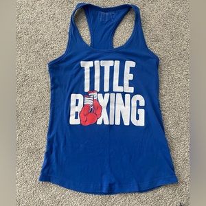 Title Boxing Racerback Tank Size XS